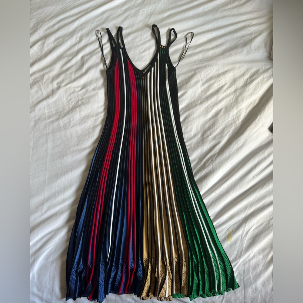 Kenzo striped midi dress